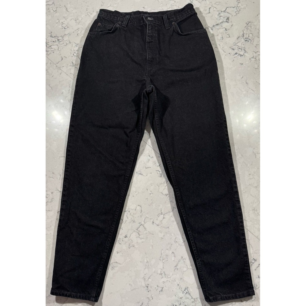 VTG 90s Levi's 951 Jeans Womens 12 Black Relaxed Fit Tapered Leg Made‎ In USA